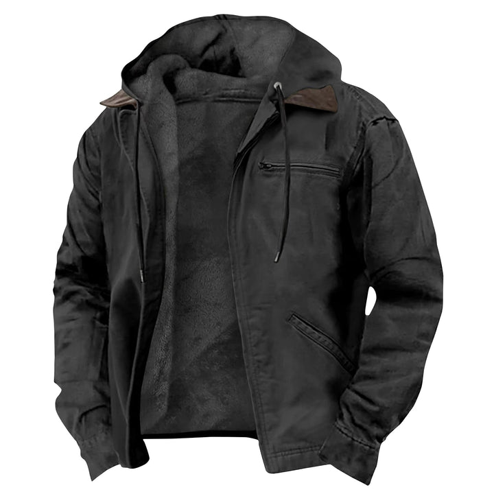 Men's Premium Fleece Lined Zipper Hoodie Jacket