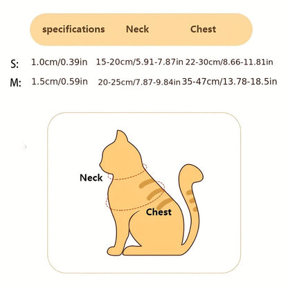 Gradient Color Breathable and Durable Pet Harness and Leash Set