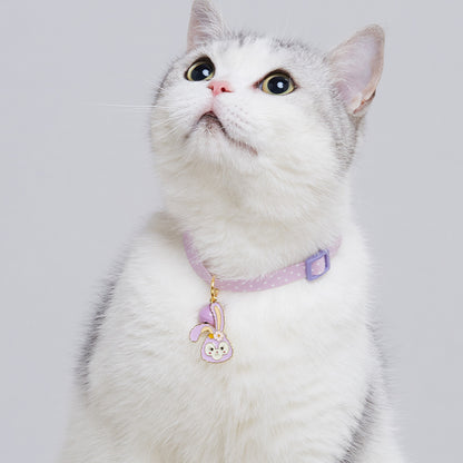 4 Pcs Pet Cat Collar Cute Animal Pendant Cat Collars