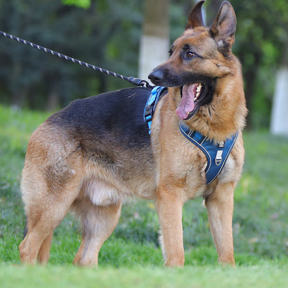 Adjustable Harness Dog Reflective Safety Training Walking Chest Vest Leads Collar