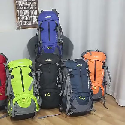 50L(45+5) Waterproof Hiking Backpack - Outdoor Sport Daypack with Rain Cover
