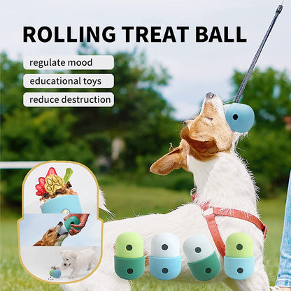 Dog Puzzle Toy Ball Durable Dog Balls for Teeth Cleaning / IQ Training .Dog Puzzle Toys, Dog Enrichment Toys, and Interactive Dog Toys in One