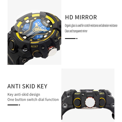 SMAEL Sports Watch for Man Shock Water Resistant Led Light Military Outdoor Watch