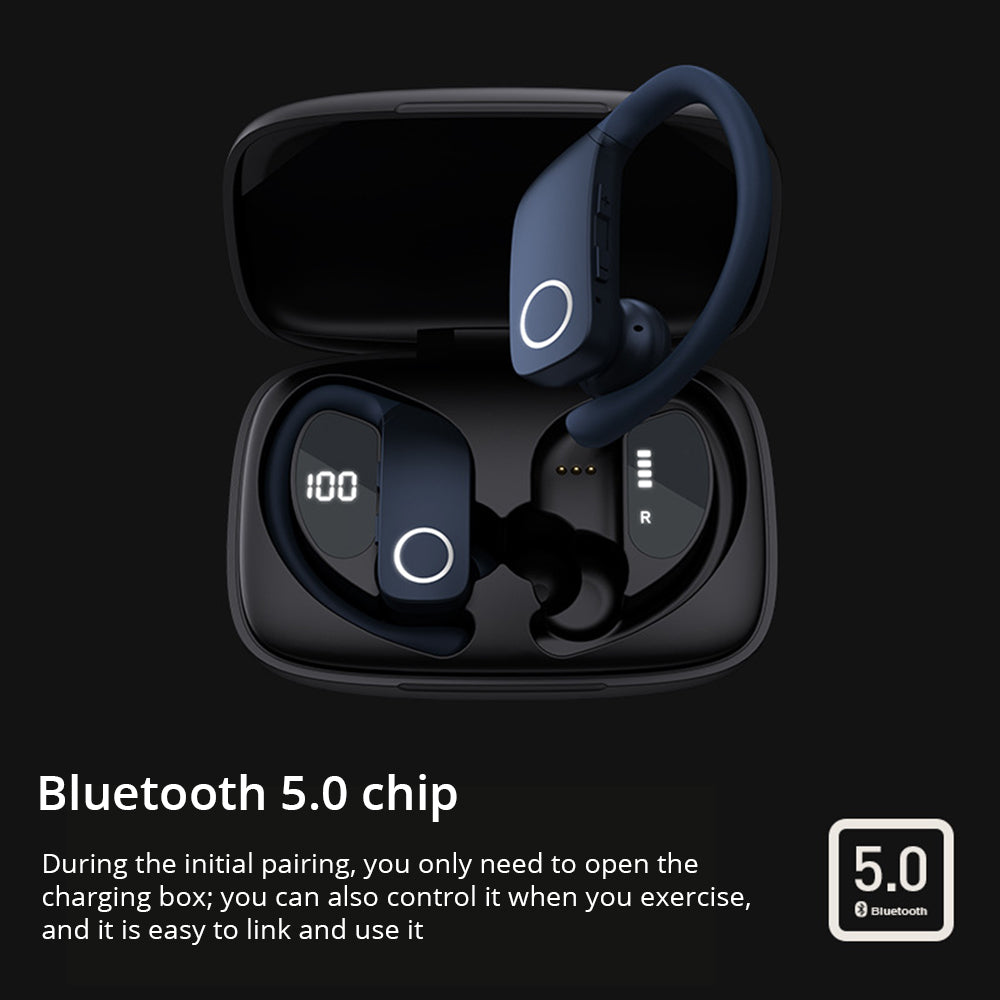 Luxury Fashion HiFi Bluetooth 5.0 Sports Earphones TWS Waterproof High Quality Wireless Earbuds With Microphone Headset