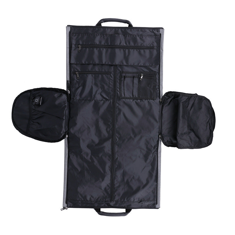 Convertible Garment Bag with Shoulder Strap, Carry on Garment Duffel Bag for Men Women - 2 in 1 Hanging Suitcase Suit Travel Bags